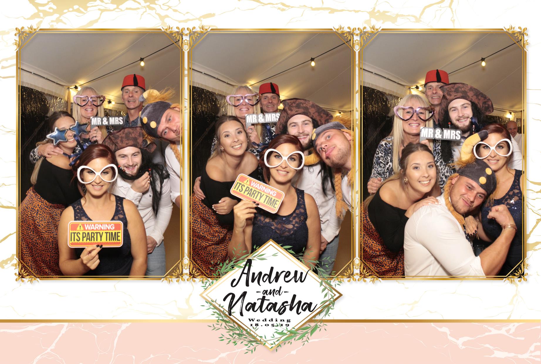 Andrew & Natasha's Wedding  | View more photos from the event at gallery.myphotoboothexperience.co.uk/u/MyPhotoBoothExperienceLtd/Andrew-Natashas-Wedding